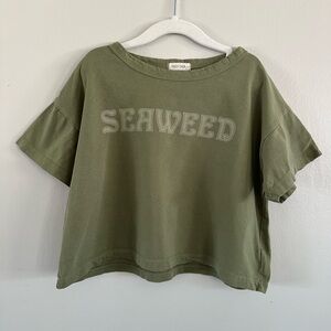 Ziggy Zaza Green Seaweed Graphic T-Shirt 2-3T